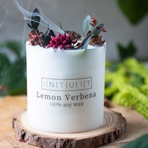 Lemon Verbena Scented Candle Gift Box
