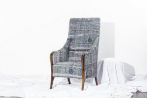 Turkish Handmade Chair Gray 2