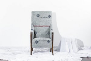 Turkish Handmade Chair Gray