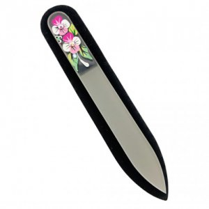 Duo White Pink Flowers Nail File