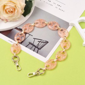 Coral Crackle Bag Strap