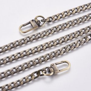 Gunmetal Chain Bag Strap