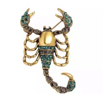 Scorpion Brooch
