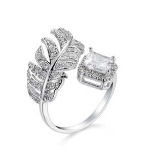 Feather Silver Ring