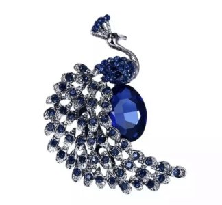 Peacock Brooch