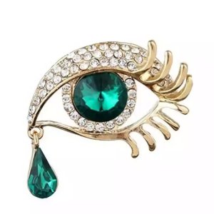 Eye Tear Brooch