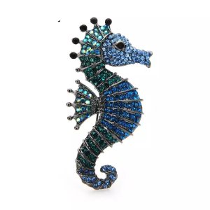 Seahorse Brooch