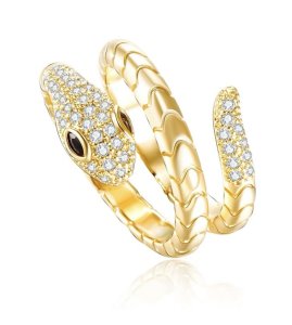 Golden Serpent Ring