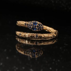 Blue Serpent Ring