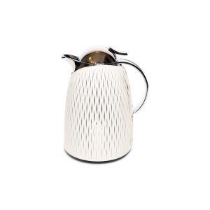 Thermal Carafes 1.5 L  in Cream with Leather Cover 
