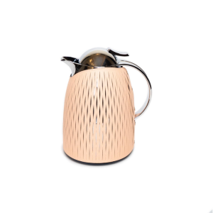 Thermal Carafes 1 L  in Cipria with Leather Cover 