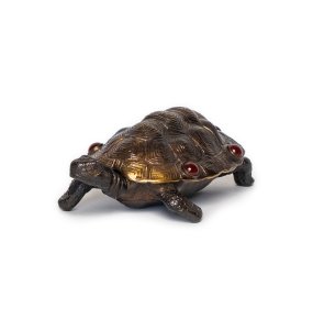 Turtle Box Brass in Agate