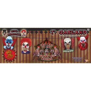 Evil Carnival Garland Halloween