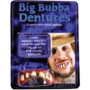 Big Bubba Dentures . Bubba Halloween