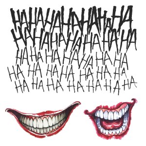 Suicide Squad Joker Tattoo Kit Halloween 