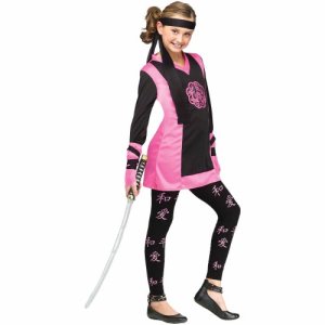 Dragon Ninja Costume For Girls Size M