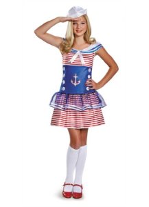 Sailing S.Heart-girl Costume Size M (7-8)