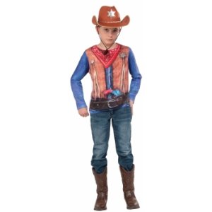 Cowboy Sublim Shirt child boy Size L