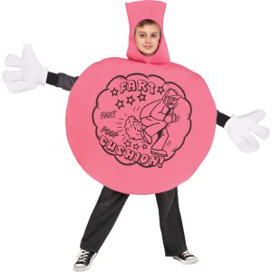 Whoopee Cushion child costume with Sound Fx one size