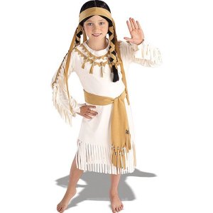 Indian Princess Native American Halloween Child Costume Size: Large 12-14