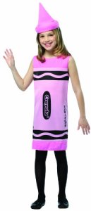 Crayola girl Costume Size 4-6 years