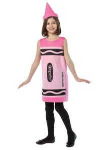 Crayola girl Costume Size-7-10 years