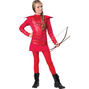 Warrior Hunterss Red girl Costume Size M