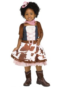 Rodeo Cowgirl Costume For Toddlers Size  X L