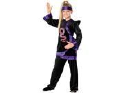 Dragon Ninja Purple Kids Costume Size Small