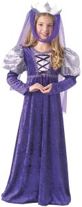 Renaissance Queen Child Costume Size M