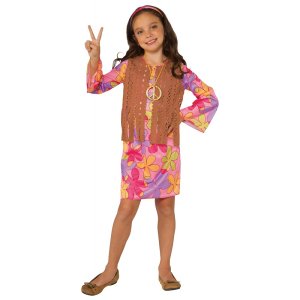 Sunshine Hippie Kids Costume Size S