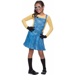 Female Minion Girls Costume - Minions Movie Size S