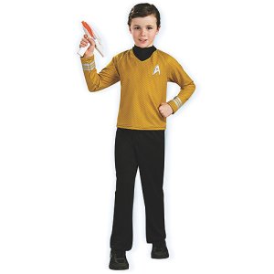 Star Trek Gold Child Costume  Size L