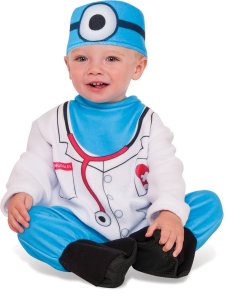 Doctor Snuggles Infant Costume Dress Size For 1-2years
