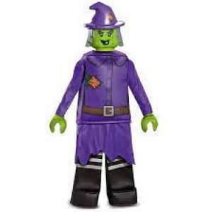 Lego Witch Classic girl costume purple Size M 