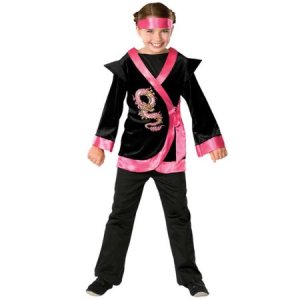 Kids Purple Dragon Ninja Kids Costume S