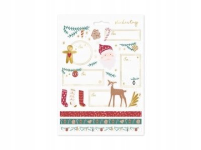 Christmas Party Collection Stickers Santa, Mix 1pc