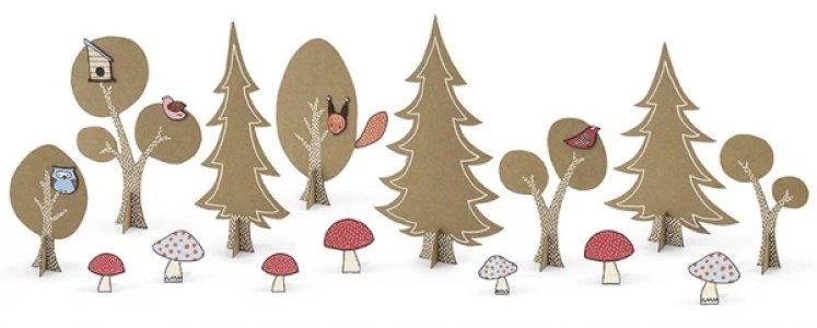 Woodland Party Collection Woodland Creative 1set