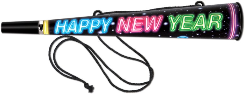 Happy New Year Party Collection Mega Horn new year 1pc
