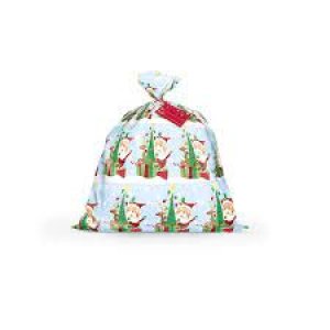 Christmas Party Collection Colorful Santa Gift Bag-Jumbo 1pc