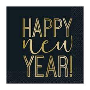 Happy New Year Party Collection Roaring New Years Lunch Napkin 16ct