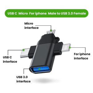 3 in 1 OTG Adapter