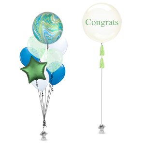 Grad Shape Balloon Bunch 4
