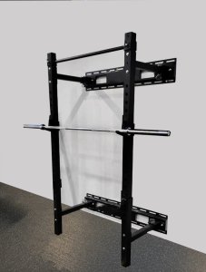 1441 Fitness Heavy Duty Wall Mounted Foldable Squat Rack