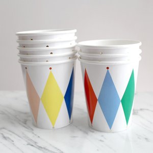Harlequin Party Cups