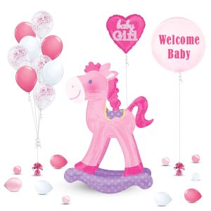 Rocking Horse Balloon (Girl)