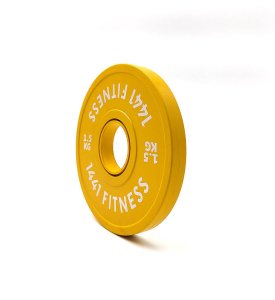 1441 Fitness Fractional Bumper Weight Plate - 1.5 kg