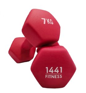 1441 Fitness Neoprene Dumbbell Pair - 7 kg