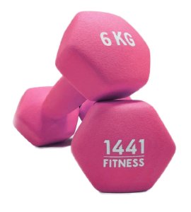 1441 Fitness Neoprene Dumbbell Pair - 6 kg