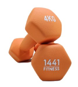 1441 Fitness Neoprene Dumbbell Pair - 4 kg